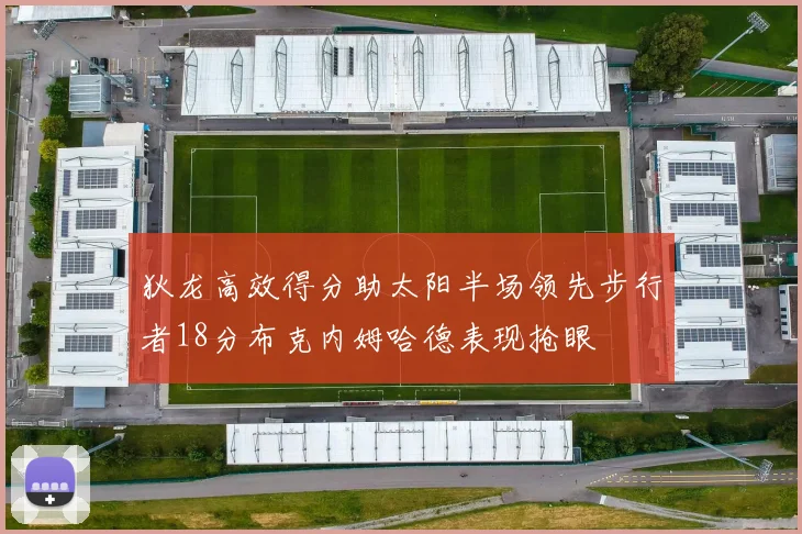 狄龙高效得分助太阳半场领先步行者18分布克内姆哈德表现抢眼
