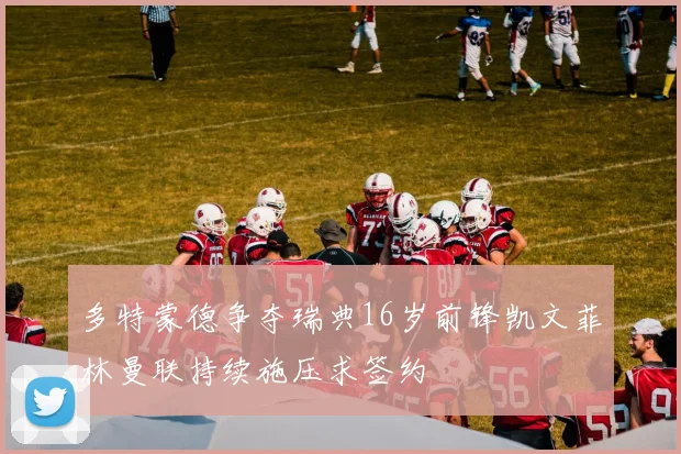 多特蒙德争夺瑞典16岁前锋凯文菲林曼联持续施压求签约